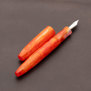 Fountain Pen - Bock #6 - 15 mm - In-House 'Over the Top Orange'