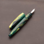 Load image into Gallery viewer, Fountain Pen - Bock #6 - 15 mm - In-House &#39;Grotto Green&#39;

