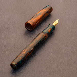 Fountain Pen - Bock #6 - 15 mm - TWSBI Converter - In-House 'Dense Forest'