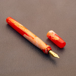 Fountain Pen - Bock #6 - 12 mm - Amazona - In-house in various oranges