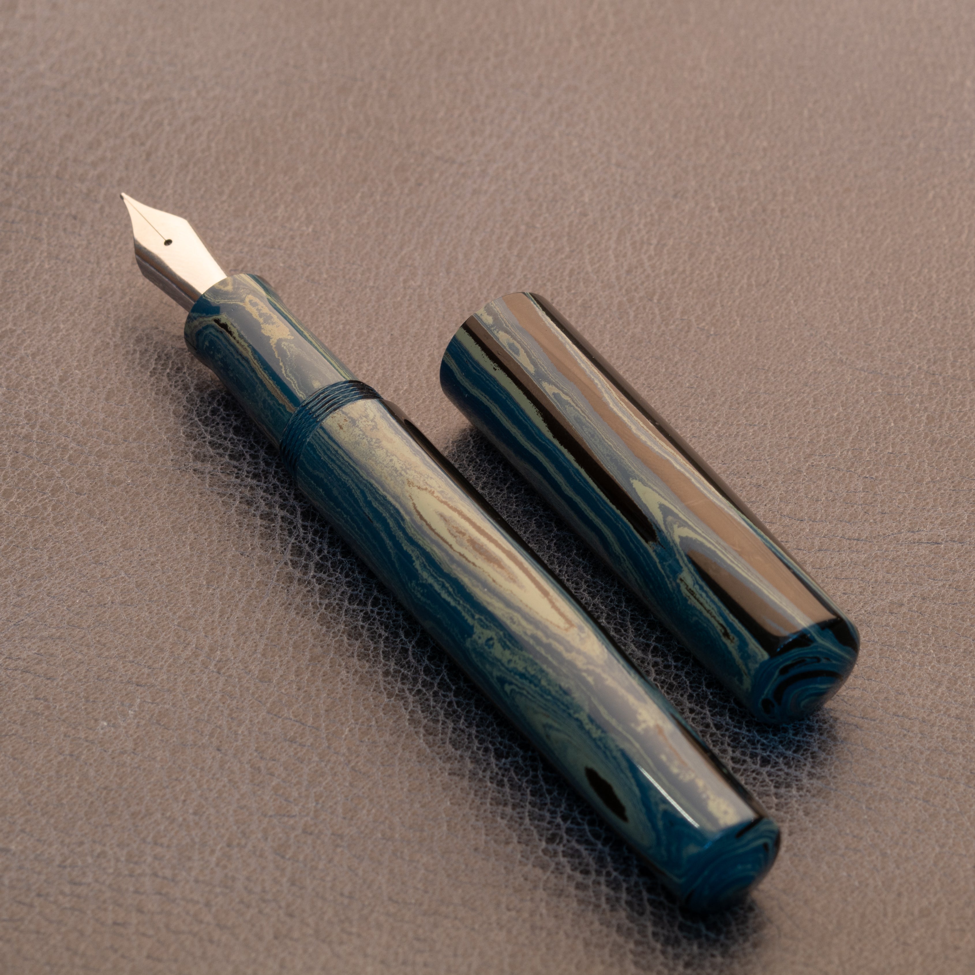 Fountain Pen - Bock #6 - 14 mm - SEM Tideland Ebonite