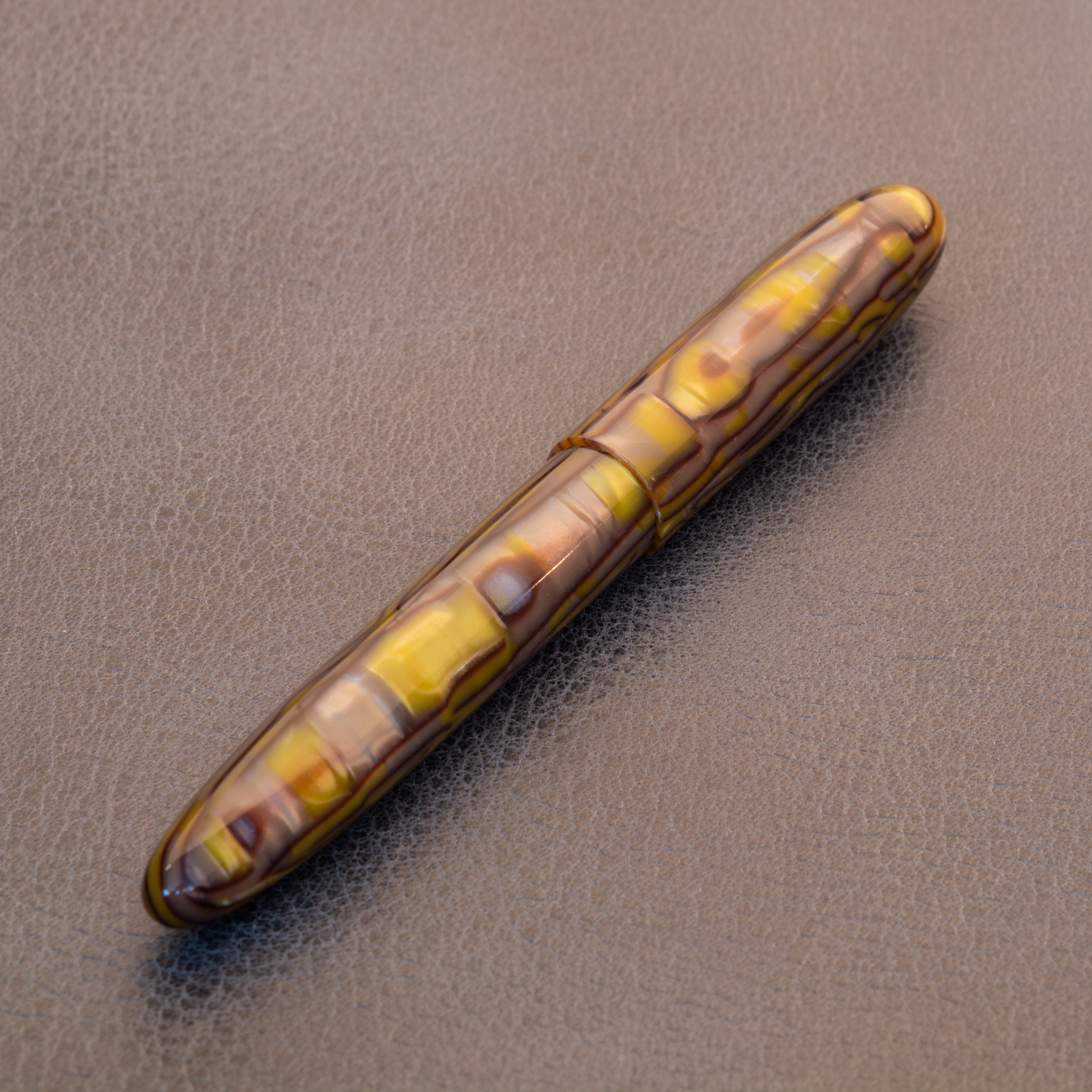 Fountain Pen - Bock #6 - 14 mm - Waverly Cellulose Acetate