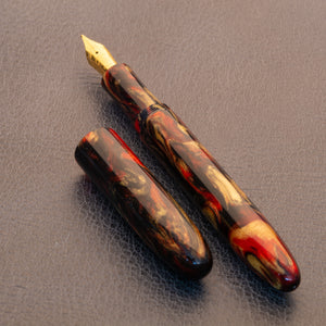 Fountain Pen - Bock #6 - 14 mm - DiamondCast Red Dragon