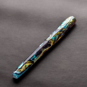 Fountain Pen - Bock #6 - 15 mm - Turnt' Pen Co. Ocarina Abalone