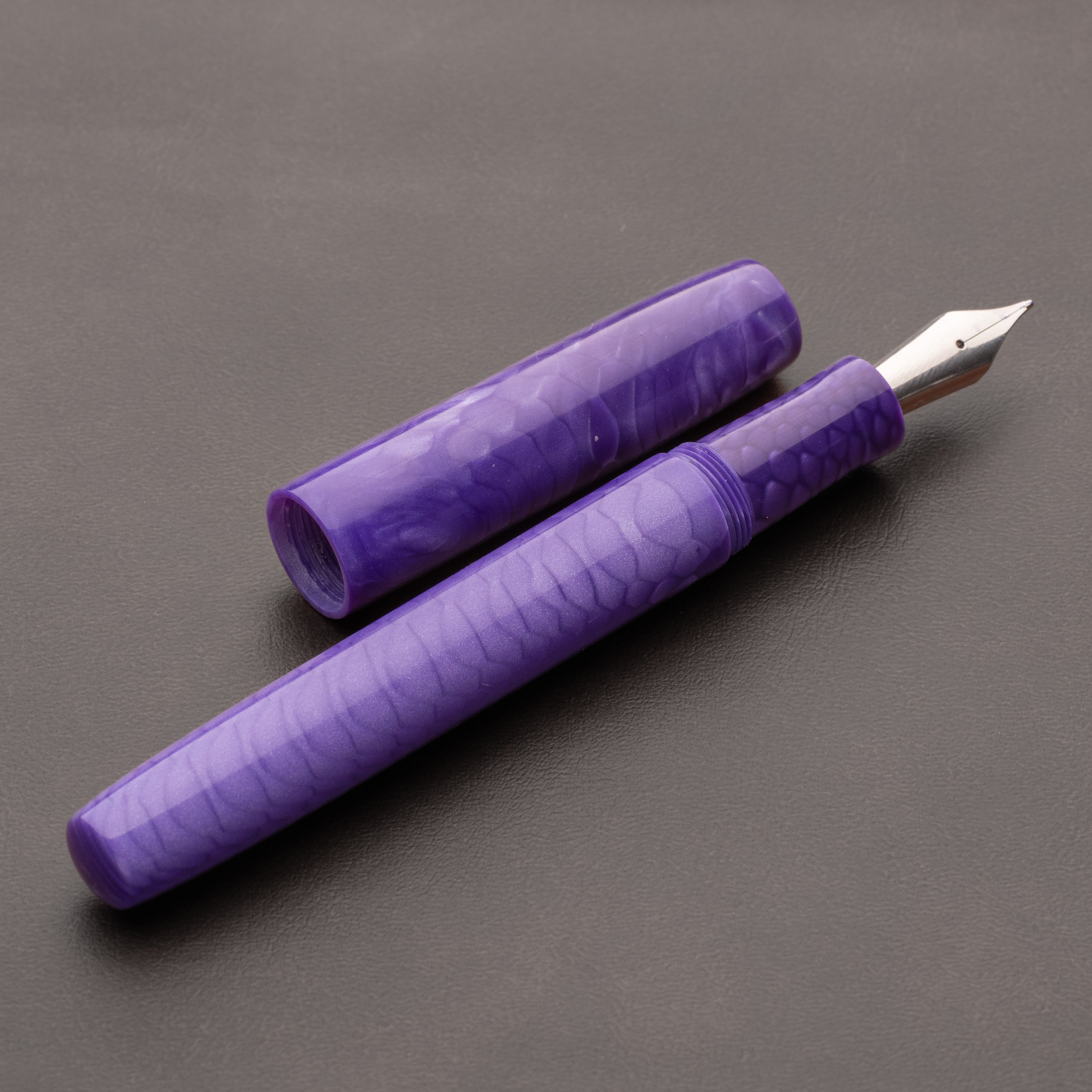 Fountain Pen - Bock #6 - 14 mm - Juma Purple Dragon