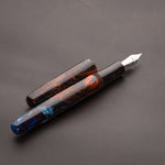Load image into Gallery viewer, Fountain Pen - Bock #6 - 14 mm - In-house &#39;Magma and Ice&#39;
