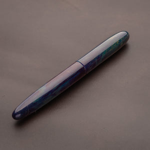Fountain Pen - Bock #6 - 13 mm - In-house with purple and goldish green
