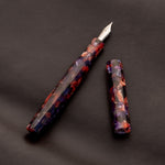 Load image into Gallery viewer, Fountain Pen - Bock #6 - 14 mm - Violet Rose Cellulose Acetate
