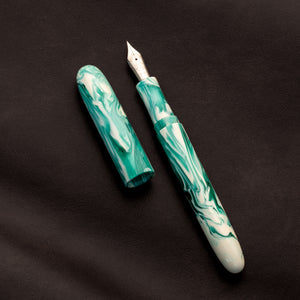 Fountain Pen - Bock #6 - 14 mm - Brooks' Emerald Koi