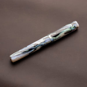 Fountain Pen - Bock #6 - 14 mm - Brooks' Blue Abalone