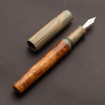 Load image into Gallery viewer, Fountain Pen - Bock #6 - 14 mm - Thuya wood and SEM Ebonite

