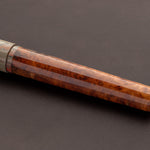 Load image into Gallery viewer, Fountain Pen - Bock #6 - 14 mm - Vavona Burl and SEM Ebonite
