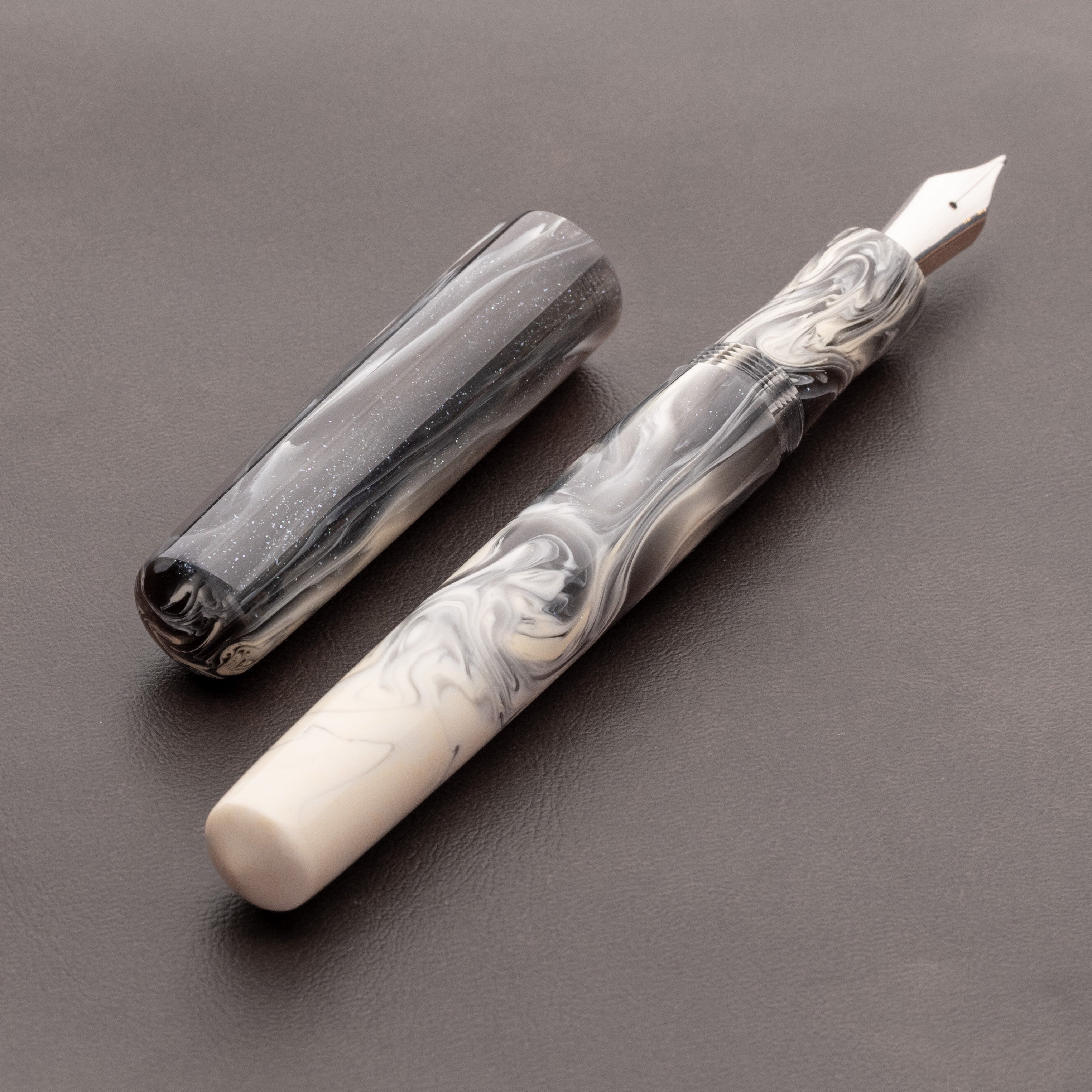 Fountain Pen - Bock #6 - 15 mm - TWSBI Converter - Brooks' Fubuki Koi