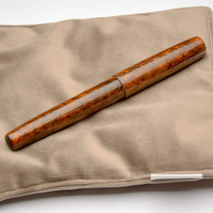 Fountain Pen - Bock #6 - 14 mm - In-house "Pavlov" material, brown to orange