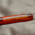 Load image into Gallery viewer, Fountain Pen - Jowo #6 - 13 mm - In-house semi transparent material with red, black and silver
