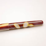Load image into Gallery viewer, Fountain Pen - JoWo #6 - 13 mm - Chestnut Valentina Way with aluminum accent
