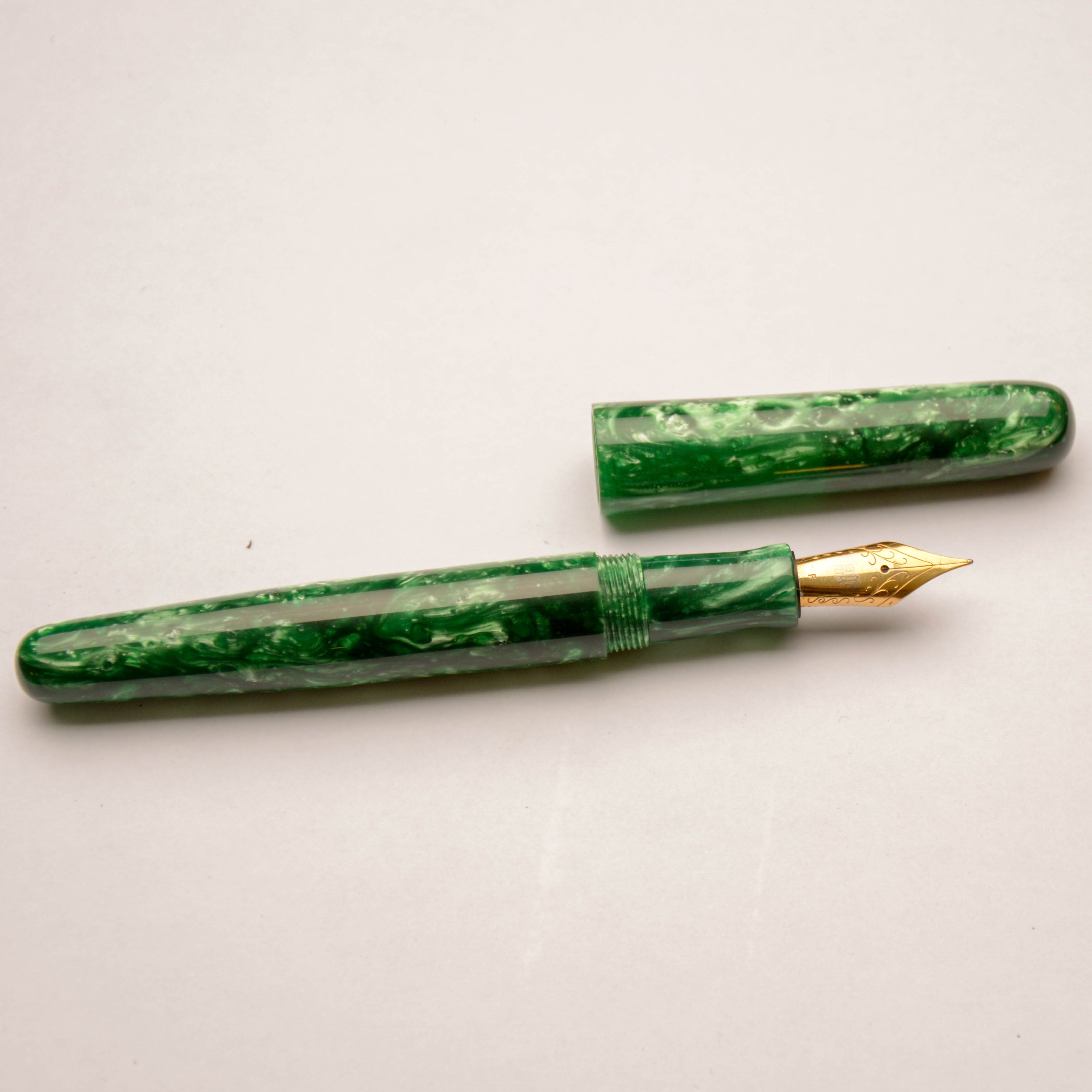Fountain Pen - JoWo #6 - 13 mm - Kirinite Green