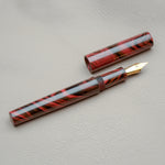 Load image into Gallery viewer, Fountain Pen - JoWo #6 - 13 mm - Black and Red Nikko ebonite
