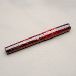 Load image into Gallery viewer, Fountain Pen - JoWo #6 - 13 mm - Turners Warehouse alumilite cast with black, red and copper
