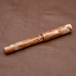 Load image into Gallery viewer, Fountain Pen - Bock #6 - 13 mm - In-house cast with brown, gold, rose gold and copper
