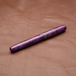 Load image into Gallery viewer, Fountain Pen - Bock #6 - 14 mm - In-house &quot;Pavlov&quot; material, purple to bluegreen
