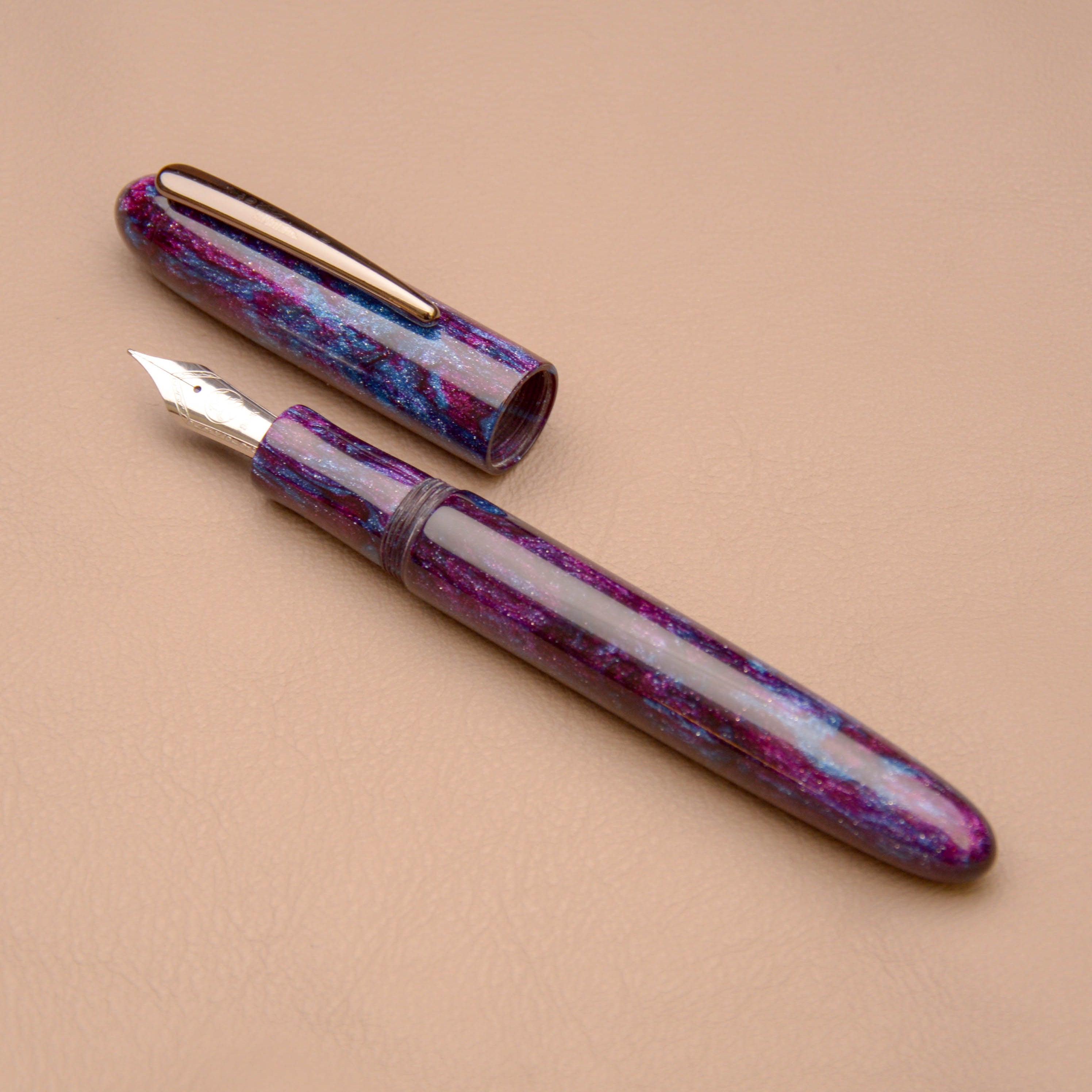 Fountain Pen - Bock #6 - 14 mm - DiamondCast Orion with Clip