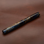 Load image into Gallery viewer, Fountain Pen - Bock #6 - 12 mm - Amazona - Blue and Gold

