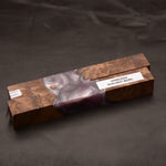 Load image into Gallery viewer, Hybrid Wood - Walnut Burl with Grey and Purple resin
