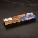 Load image into Gallery viewer, Hybrid Wood - Laurel Burl with Blue, Purple and White resin
