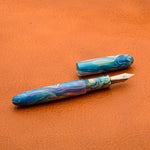 Load image into Gallery viewer, Fountain Pen - Magna Carta #8 - 14 mm - Brooks&#39; Bohemian Rose Koi
