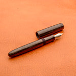 Load image into Gallery viewer, Fountain Pen - Bock #6 - 14 mm - SEM Dark Grey Ebonite
