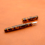 Load image into Gallery viewer, Fountain Pen - Bock #6 - 13 mm - Tortoise Cellulose Acetate
