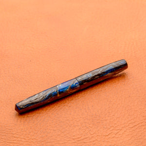 Fountain Pen - Bock #6 - 12 mm - DiamondCast Queen City Silver