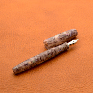 Fountain Pen - Bock #6 - 14 mm - Abalone Cellulose Acetate