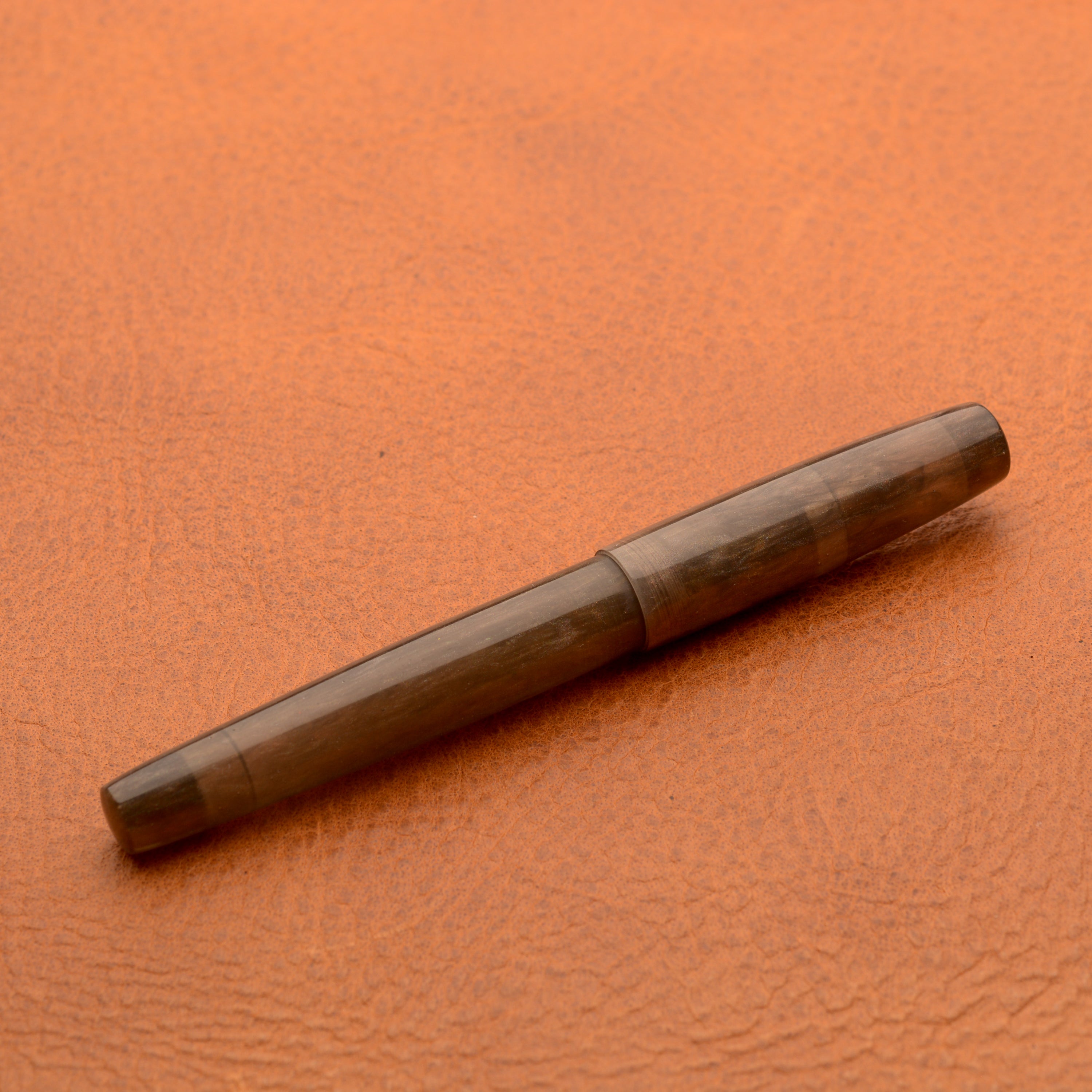Fountain Pen - Bock #6 - 14 mm - In-house semitransparent grey