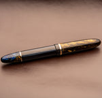 Load image into Gallery viewer, Fountain Pen - Bock #6 - 13 mm - SEM Denim Blue ebonite combined with an in-house cast
