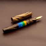 Load image into Gallery viewer, Fountain Pen - Bock #6 - 14 mm - Nikko Beige Ebonite
