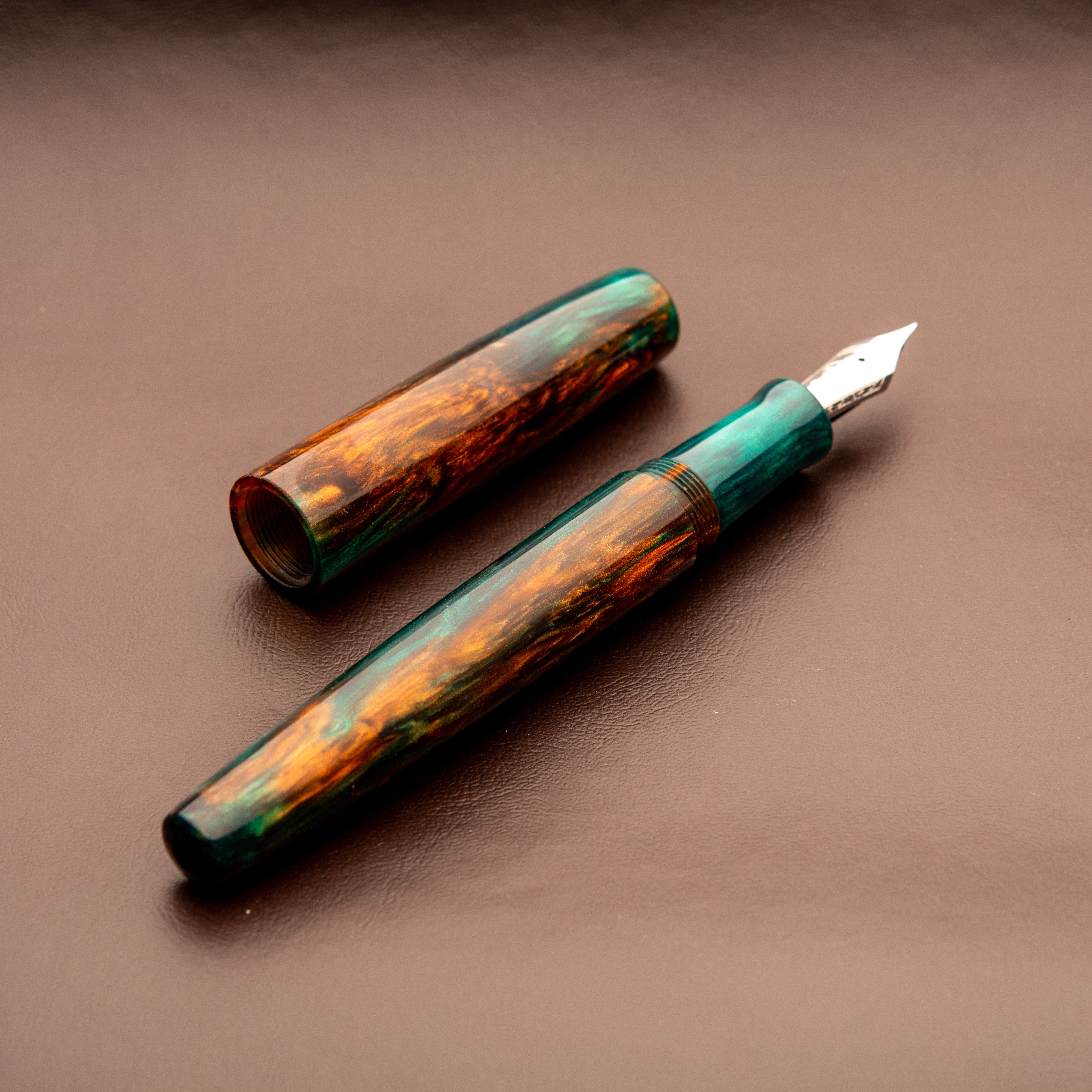 Fountain Pen - Bock #6 - 14 mm - In-house Forest Green