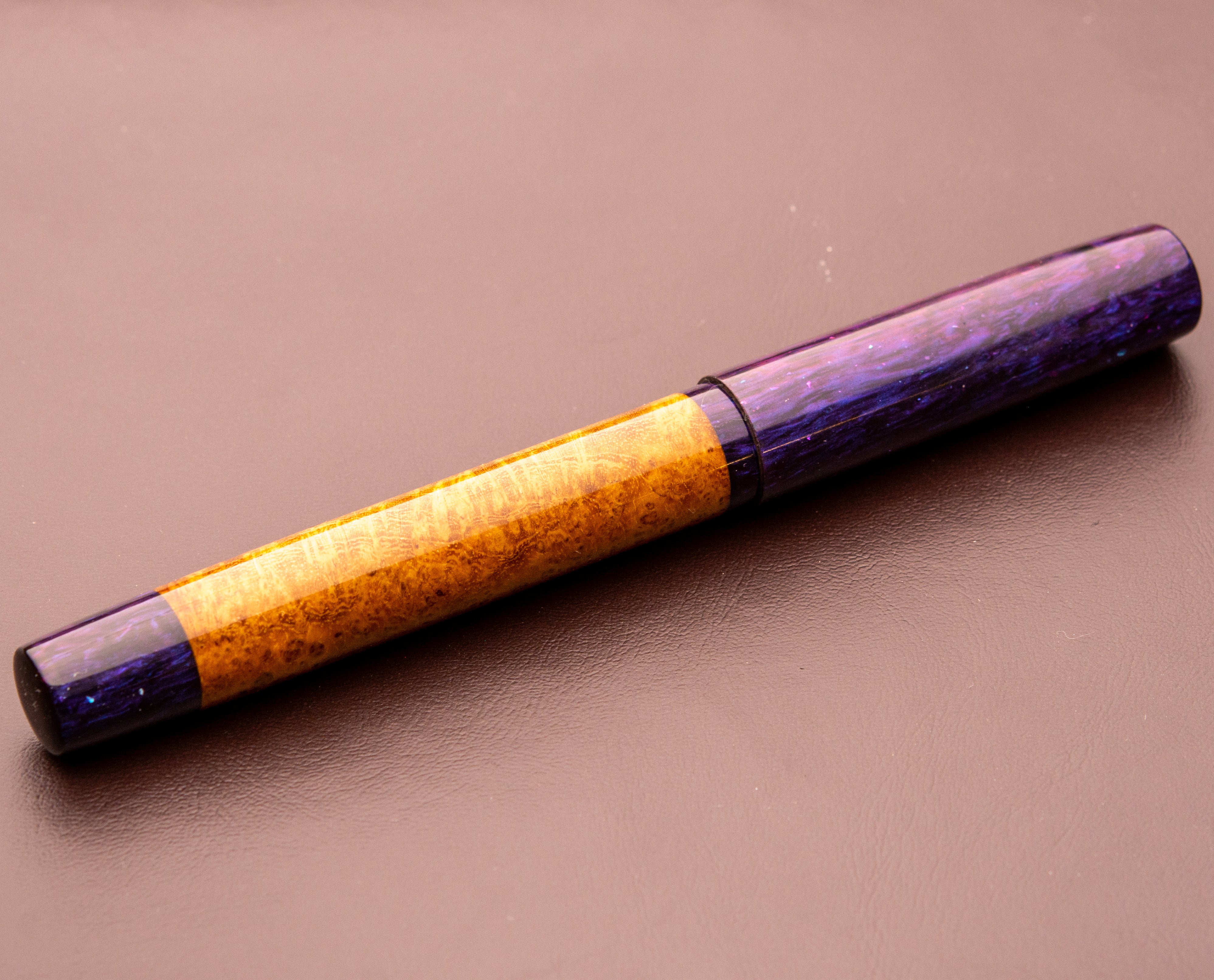 Fountain Pen - Bock #6 - 14 mm - Yorrel wood and Pavlov