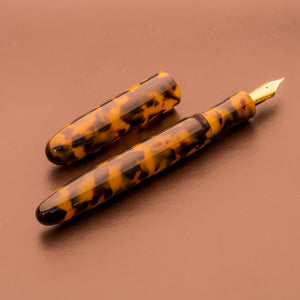 Fountain Pen - Bock #6 - 15 mm - Tortoise Cellulose Acetate