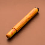 Load image into Gallery viewer, Fountain Pen - Bock #6 - 14 mm - SEM Rainbow Ebonite (Yellow &amp; Orange)
