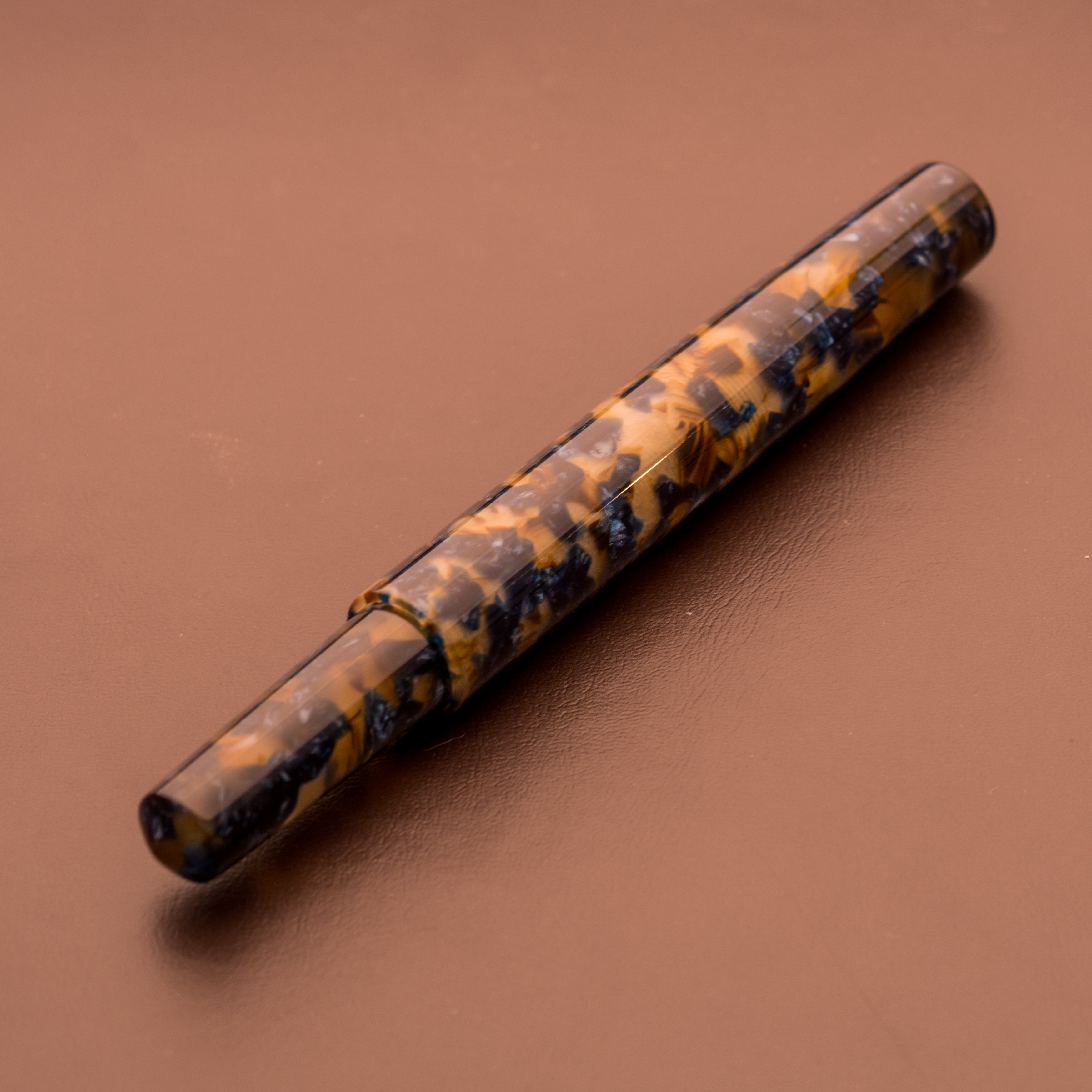 Fountain Pen - Bock #6 - 15 mm - TWSBI Converter - Erinoid Rhodonite